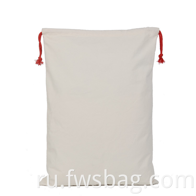50x70 см простые белые органические хлопковые холст рождественские подарочные шнурки сумочка сумка для шнурки шнурки
